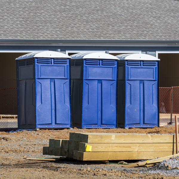 how often are the porta potties cleaned and serviced during a rental period in Millwood MN